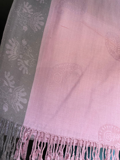 Framed Paisley - Cashmere Scarf /Shawl