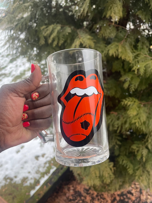 Bengals Tongue Beer Glass