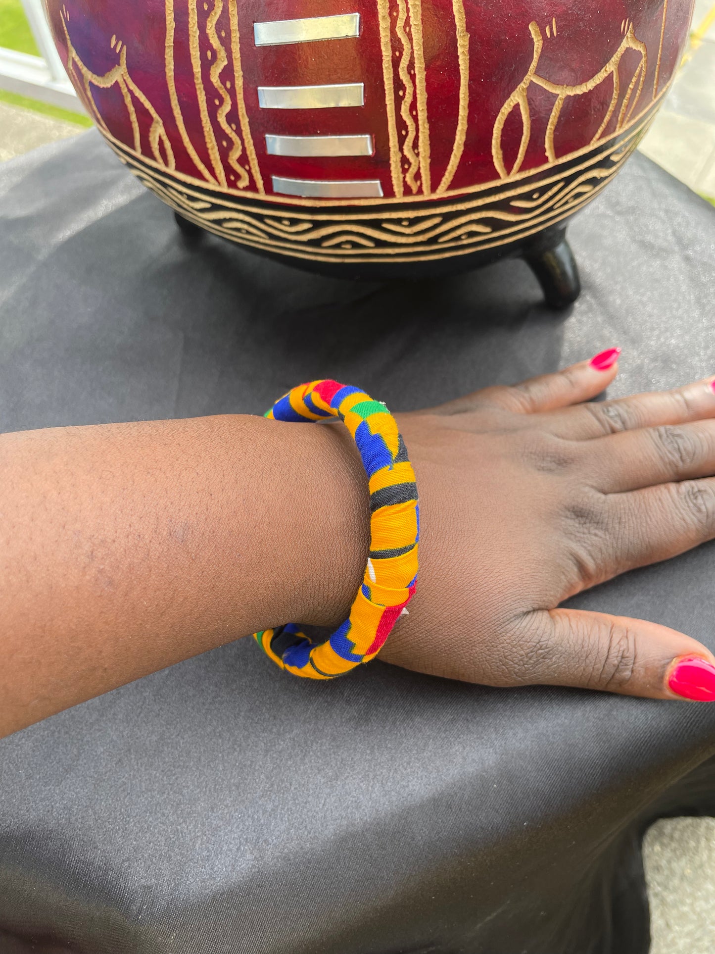 African/Ankara Fabric Bracelets