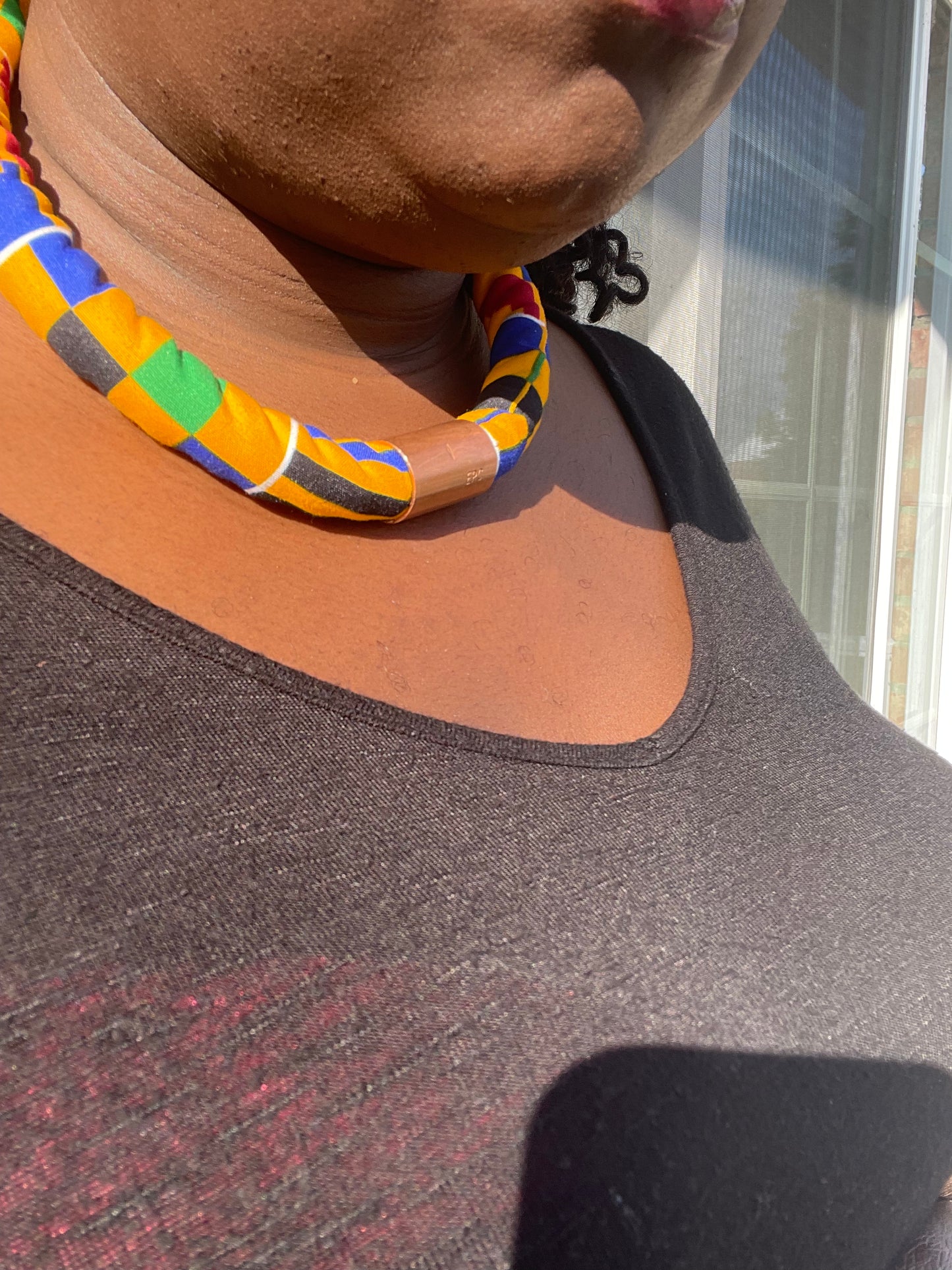 African/Ankara Fabric Necklaces