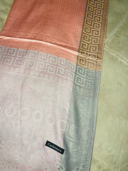 Square Edge - Cashmere Scarf /Shawl