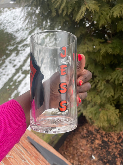 Bengals Tongue Beer Glass