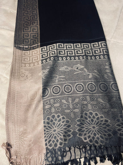 Square Edge - Cashmere Scarf /Shawl